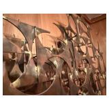 Amazing Original Metal Art Piece--Look at the Detail