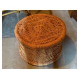 Nesting Stools/Baskets and Rattan Chair
