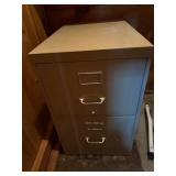 Metal Legal Size File Cabinet with File Folders Included