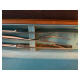 Salad master Knife & Service Knife Set in Wooden Boxes