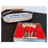 Reed & Barton Silverplated Party Set with Serving Tray