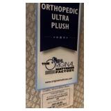 Original Mattress Factory Full Sized Orthopedic Ultra Plush Mattress, Box Spring & Frame in Excellent Condition