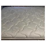 Original Mattress Factory Full Sized Orthopedic Ultra Plush Mattress, Box Spring & Frame in Excellent Condition