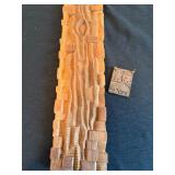Wooden Art African Style Carved  Piece that Was Purchased In Richmond, VA