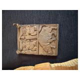 Wooden Art African Style Carved  Piece that Was Purchased In Richmond, VA