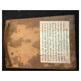 Wooden Art African Style Carved  Piece that Was Purchased In Richmond, VA