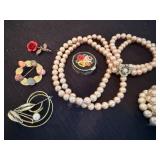 Beautiful Classic Pearls & Brooches