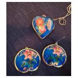 Locket & Earrings
