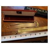 Monet Famous Barr Necklace & Old England Bracelet From Wisconsin