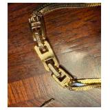 Monet Famous Barr Necklace & Old England Bracelet From Wisconsin