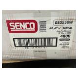 Lot of 4 Cases of- #8 x 2-1/2 in. Duraspin Screw (6 tubs of 800 screws per case)