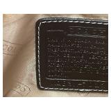 Coach Signature Brown and Tan Satchel Handbag