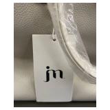 Set of 2 Designer Handbags - Red with Orange Accents and White with Tags