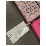 Set of 4 Designer Alyssa Pink Wallets