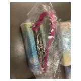 Set of 8 Gradient Patterned Mini Handbags with Handles