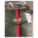 Collection of 2 Designer Handbags: Vegan Leather with Shopper Tote