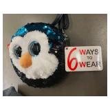 Ty Sequin Penguin Mini Bag with 6 Ways to Wear