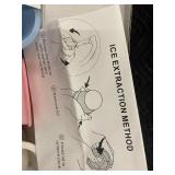 2 types of  Ice Cube Molds with Instruction Guide