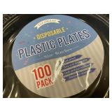 200-Pack of 9-Inch Disposable Plastic Plates