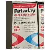 Set of 6 Pataday Once Daily Eye Allergy Itch Relief Solutions