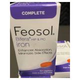 Eight Boxes of Feosol Complete Iron Supplement 30 Caplets Each