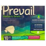 G3 - Prevail Bariatric Briefs - Maximum Absorbency, 10 Count