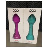 Set of 2 Pop Sonic SPADE Face and Neck Sonic Beauty Devices