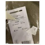 Set of 2 Euro Shams in 100% French Linen