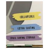 Soccer Ball Themed Collapsible Storage Ottoman