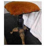 Antique piano stool