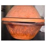 German Romertopf clay roaster