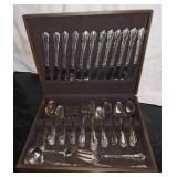 66 piece silverware set with box