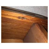 Handcrafted wooden rowboat/skiff