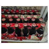 Coca-Cola Collectibles! Holiday limited edition bottles, old crates, cardboard cases and 4 holiday coasters