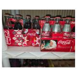 Coca-Cola Collectibles! Holiday limited edition bottles, old crates, cardboard cases and 4 holiday coasters