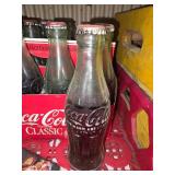Coca-Cola Collectibles! Holiday limited edition bottles, old crates, cardboard cases and 4 holiday coasters