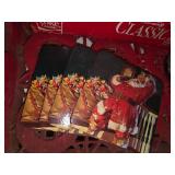 Coca-Cola Collectibles! Holiday limited edition bottles, old crates, cardboard cases and 4 holiday coasters