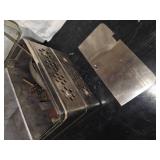 Rare antique Steel lock box w/ bell alarm