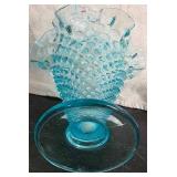 3 Vintage decorative opalescent dishes