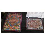 Tibetan Buddhist scroll paintings