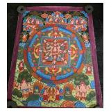 Tibetan Buddhist scroll paintings