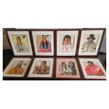 Winold Reiss Native American Indian art collection