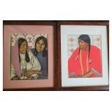 Winold Reiss Native American Indian art collection