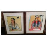 Winold Reiss Native American Indian art collection