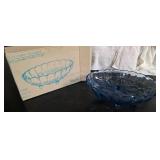 Indiana Glass Pastel blue Fruit Bowl