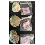 Geodes, agates, gems and stones