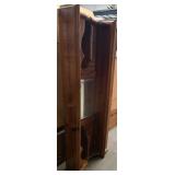 Vintage headboard w/ mirror and shelves