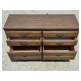6 drawer Hardwood dresser