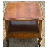 Wooden 2-Teir end table