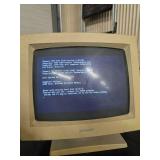 Vintage desk-top computer setup